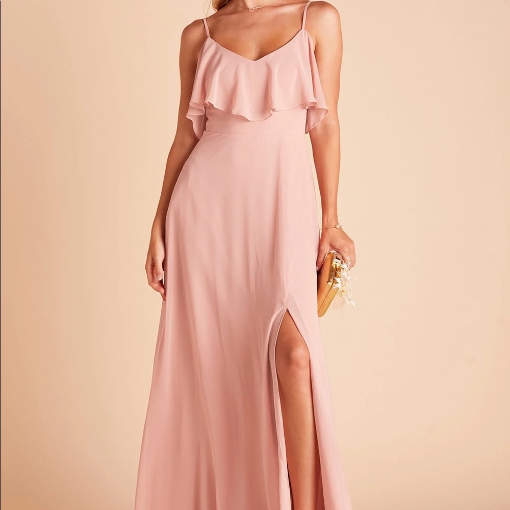 Birdy Grey Jane Convertible Dress - Large - Dusty Rose (bridesmaid formal gown)